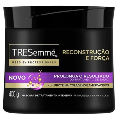 Creme para Tratamento Intensivo Capilar Tresemmé Reconstrução e Força 400g Creme para Tratamento Intensivo Capilar Tresemmé Reconstrução e Força 400g