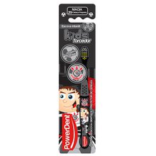 Escova Dental Powerdent Kids Torcedor 5+ anos, Corinthians, macia com protetor para cerdas Escova Dental Powerdent Kids Torcedor 5+ anos, Corinthians, macia com protetor para cerdas