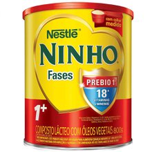 Fórmula Infantil Ninho Fases 1+ lata, 1 unidade com 800g Fórmula Infantil Ninho Fases 1+ lata, 1 unidade com 800g