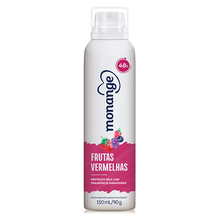 Desodorante Feminino Monange Hidratação Nutritiva frutas vermelhas, aerossol, 1 unidade com 90mL Desodorante Feminino Monange Hidratação Nutritiva frutas vermelhas, aerossol, 1 unidade com 90mL