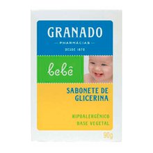 Sabonete de Glicerina Granado Bebê tradicional, barra, 1 unidade com 90g Sabonete de Glicerina Granado Bebê tradicional, barra, 1 unidade com 90g