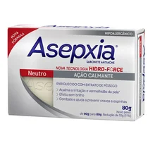 Sabonete Facial Asepxia Neutro barra com 80g Sabonete Facial Asepxia Neutro barra com 80g