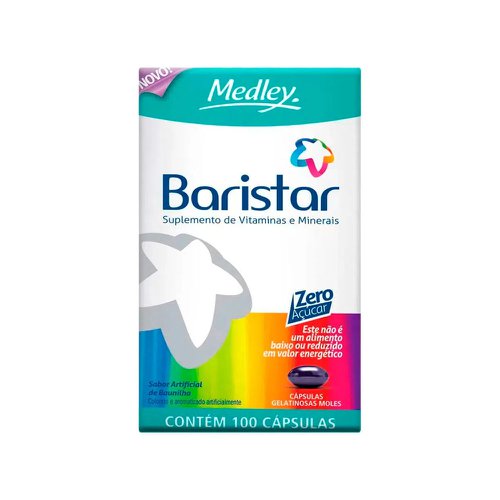 Suplemento Vitamínico Medley Baristar 100 Cápsulas Suplemento Vitamínico Medley Baristar 100 Cápsulas