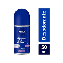Desodorante Antitranspirante Nivea Protect & Care roll-on 50mL Desodorante Antitranspirante Nivea Protect & Care roll-on 50mL