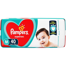 Fralda Descartável Infantil Pampers Supersec M Pacote Com 40 Unidades Fralda Descartável Infantil Pampers Supersec M Pacote Com 40 Unidades