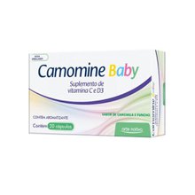 Camomine Arte Nativa camomila e funcho, caixa com 20 cápsulas Camomine Arte Nativa camomila e funcho, caixa com 20 cápsulas