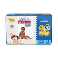 Fralda Turma da Mônica Baby XXG, pacote com 16 unidades Fralda Turma da Mônica Baby XXG, pacote com 16 unidades