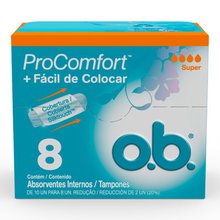 Absorvente Interno Sempre Livre O.B. ProComfort super, caixa com 8 unidades Absorvente Interno Sempre Livre O.B. ProComfort super, caixa com 8 unidades