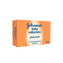 Sabonete Glicerinado Johnson's Baby barra, 1 unidade com 80g Sabonete Glicerinado Johnson's Baby barra, 1 unidade com 80g