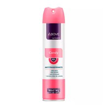 Desodorante Antitranspirante Above Women candy, aerossol com 150mL Desodorante Antitranspirante Above Women candy, aerossol com 150mL