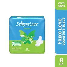 Absorvente Sempre Livreadapt Com Abas C/8 Unidades Absorvente Sempre Livreadapt Com Abas C/8 Unidades
