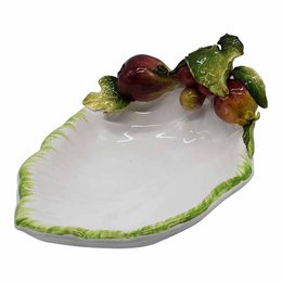 Pestiqueira 24cm Folha Branca C/Figo Uva Roma Pestiqueira 24cm Folha Branca C/Figo Uva Roma