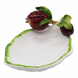 Pestisqueira 24cm Folha Branca C/Roma E Figo Pestisqueira 24cm Folha Branca C/Roma E Figo