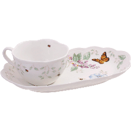 Set Lanche 2 peças Butterfly Lenox Set Lanche 2 peças Butterfly Lenox
