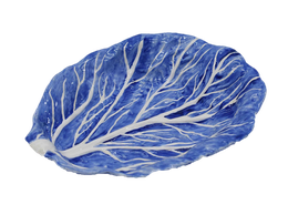 Petisqueira Folha Acelga Azul 21cm Zanatta Casa Petisqueira Folha Acelga Azul 21cm Zanatta Casa