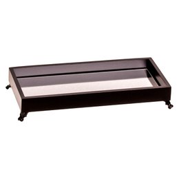 Bandeja Venezia Retangular 37cm Preta Bandeja Venezia Retangular 37cm Preta