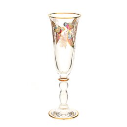 Taça Champanhe Pássaros em Cristal Taça Champanhe Pássaros em Cristal