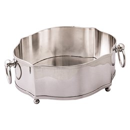 Centro Mesa Liso 29cm em Prata Saint James Centro Mesa Liso 29cm em Prata Saint James
