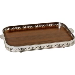Bandeja Bar Classic 58cm em Prata Saint James Bandeja Bar Classic 58cm em Prata Saint James