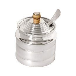 Açucareiro Bambu com Prata Sheffield Plate Açucareiro Bambu com Prata Sheffield Plate