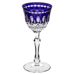 Taça Licor Azul Overlay Ludwing Ajka Taça Licor Azul Overlay Ludwing Ajka
