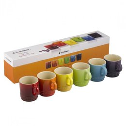 Jogo 6 Canecas Coloridas Le Creuset Jogo 6 Canecas Coloridas Le Creuset