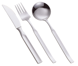Faqueiro Manuela Aço Inox 130pçs com estojo Riva Faqueiro Manuela Aço Inox 130pçs com estojo Riva