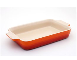 Travessa Retangular 27cm Laranja Le Creuset Travessa Retangular 27cm Laranja Le Creuset