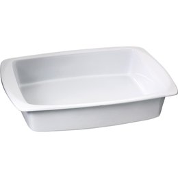 Travessa Retangular Refratária Branca Com Borda 37cm Fusion Vista Alegre Travessa Retangular Refratária Branca Com Borda 37cm Fusion Vista Alegre