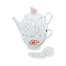Jogo Chá e Café 3 peças Butterfly Lenox Jogo Chá e Café 3 peças Butterfly Lenox