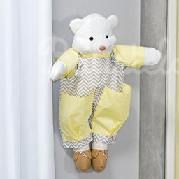 Porta Fraldas Boneco Chevron Amarelo - 1 Peça (Batistela Baby) Porta Fraldas Boneco Chevron Amarelo - 1 Peça (Batistela Baby)