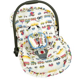 Capa Bebê Conforto com Protetor de Cinto Carrinhos- 3 Peças Capa Bebê Conforto com Protetor de Cinto Carrinhos- 3 Peças