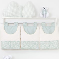 Porta Fraldas Estampado Verde Malva para varão - 3 peças Porta Fraldas Estampado Verde Malva para varão - 3 peças
