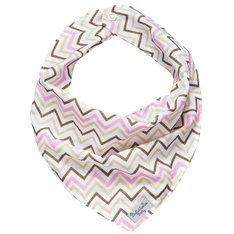 Bandana Baby Chevron Rosa e Marrom - 1 Peça Bandana Baby Chevron Rosa e Marrom - 1 Peça