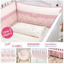 Quarto Encanto Rosé - 14 peças Quarto Encanto Rosé - 14 peças