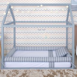 Cama Montessori Cinza Fosco (Quater) Cama Montessori Cinza Fosco (Quater)