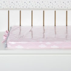 Trocador Plastificado Algodão Doce Rosa - 1 peça Trocador Plastificado Algodão Doce Rosa - 1 peça