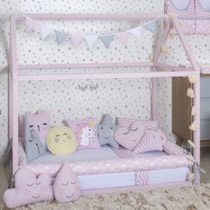 Kit Montessoriano Algodão Doce Rosa - 7 Peças Kit Montessoriano Algodão Doce Rosa - 7 Peças