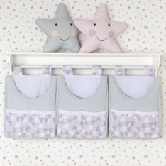 Porta Fraldas Harmonia Rosé para Varão - 3 Peças Porta Fraldas Harmonia Rosé para Varão - 3 Peças