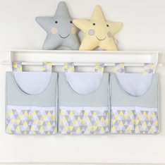 Porta Fraldas Harmonia Amarelo para varão - 3 Peças Porta Fraldas Harmonia Amarelo para varão - 3 Peças