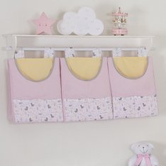 Porta Fraldas Unicorn para varão - 3 Peças Porta Fraldas Unicorn para varão - 3 Peças