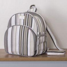 Mochila Classic Listra Cinza - 1 Peça Mochila Classic Listra Cinza - 1 Peça