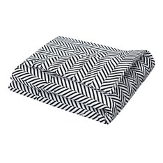 Edredom Estampado Dupla Face Zig Zag Preto - 1 peça Edredom Estampado Dupla Face Zig Zag Preto - 1 peça