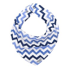 Bandana Baby Chevron Marinho E Azul - 1 Peça Bandana Baby Chevron Marinho E Azul - 1 Peça