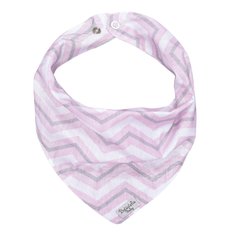 Bandana Baby Chevron Rosa E Cinza - 1 Peça Bandana Baby Chevron Rosa E Cinza - 1 Peça