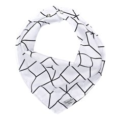 Bandana Baby Geométrico Preto E Branco - 1 Peça Bandana Baby Geométrico Preto E Branco - 1 Peça