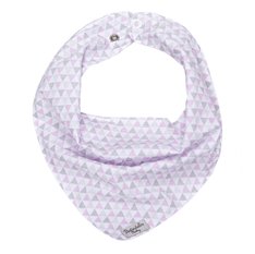 Bandana Baby Triângulo Rosa E Cinza - 1 Peça Bandana Baby Triângulo Rosa E Cinza - 1 Peça