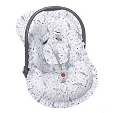 Capa Bebê Conforto Estampado e Protetor de Cinto Unicórnio - 3 peças Capa Bebê Conforto Estampado e Protetor de Cinto Unicórnio - 3 peças