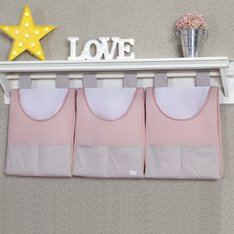 Porta Fraldas Happy Rosé para varão - 3 peças Porta Fraldas Happy Rosé para varão - 3 peças