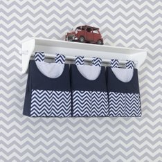 Porta Fraldas para Varão Ursinho Marinho - 3 Peças Porta Fraldas para Varão Ursinho Marinho - 3 Peças
